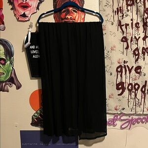 Foxblood Darla Mesh Skirt